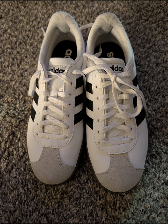 adidas Shoes - adidas Men’s White & Black Classic Lace-Up Sneakers